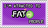 Attracted to Fat People Stamp by xSweetSlayerx