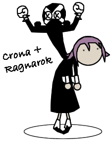 Chibi Crona and Ragnarok