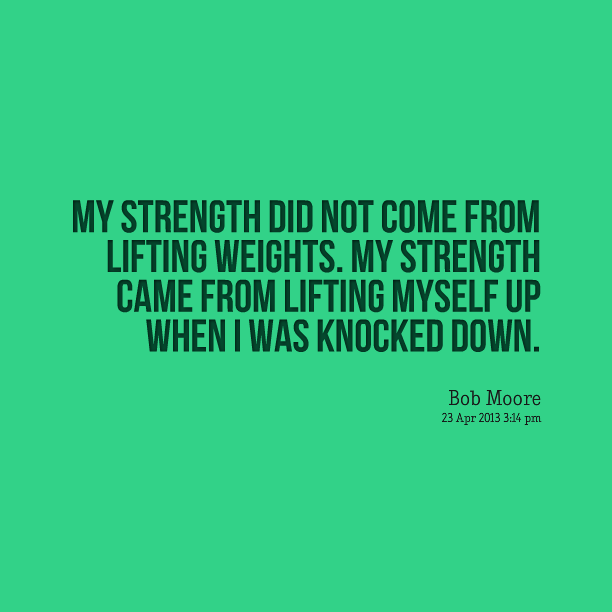 Quote About Strength And Motivation