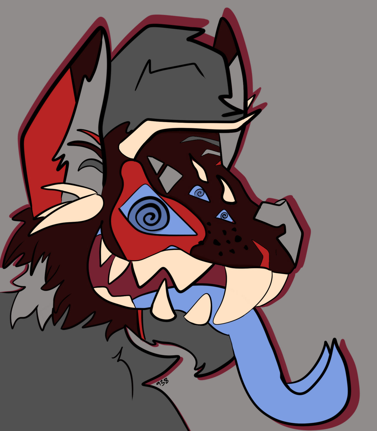 Demon dog by SilverFeather938 on DeviantArt
