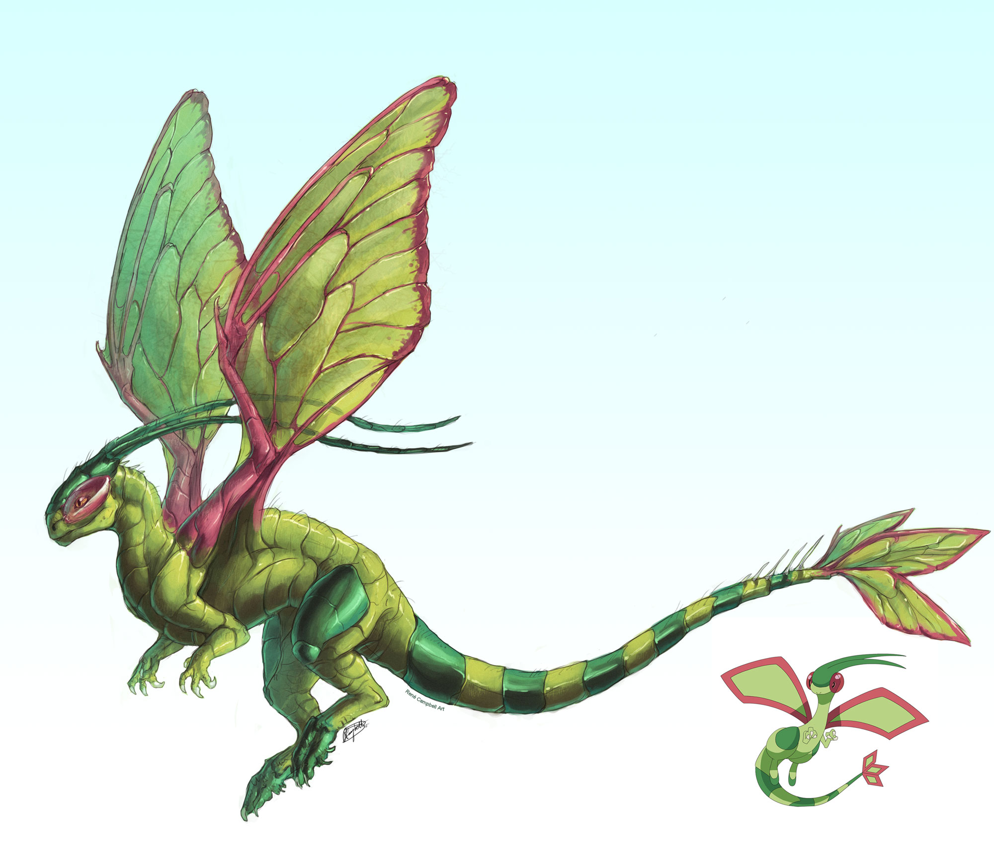 Realistic Pokemon: Flygon