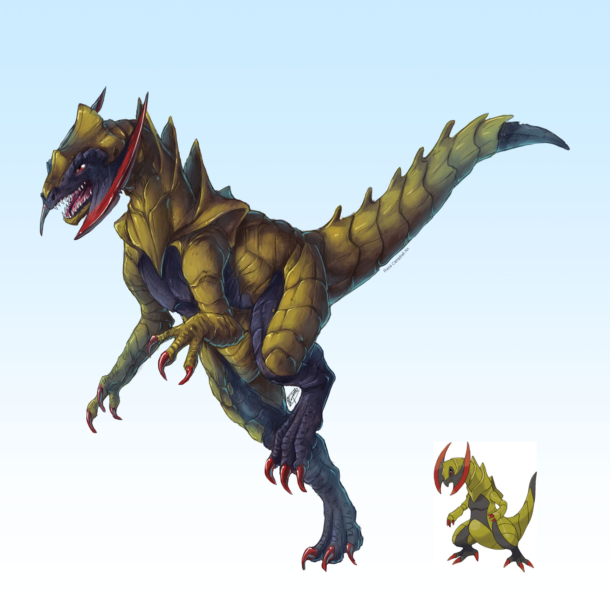 Realistic Pokemon: Haxorus