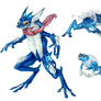 Realistic Pokemon: Froakie Evolution Line