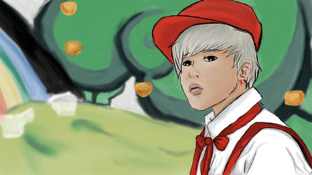 G Dragon Crayon Digital Fanart.