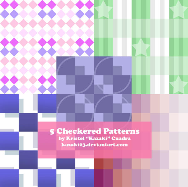 Basic Card Checkered Pattern 5 Checkered Patterns by kazaki03 on DeviantArt