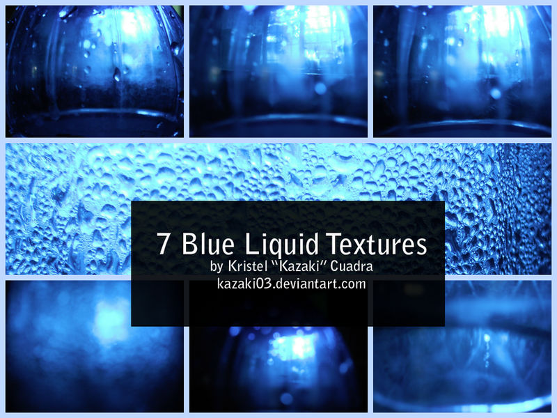 7 Blue Liquid Textures