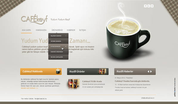 Cafekeyf Website Design