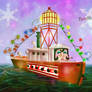 A *Christmasy* Lillie Lightship