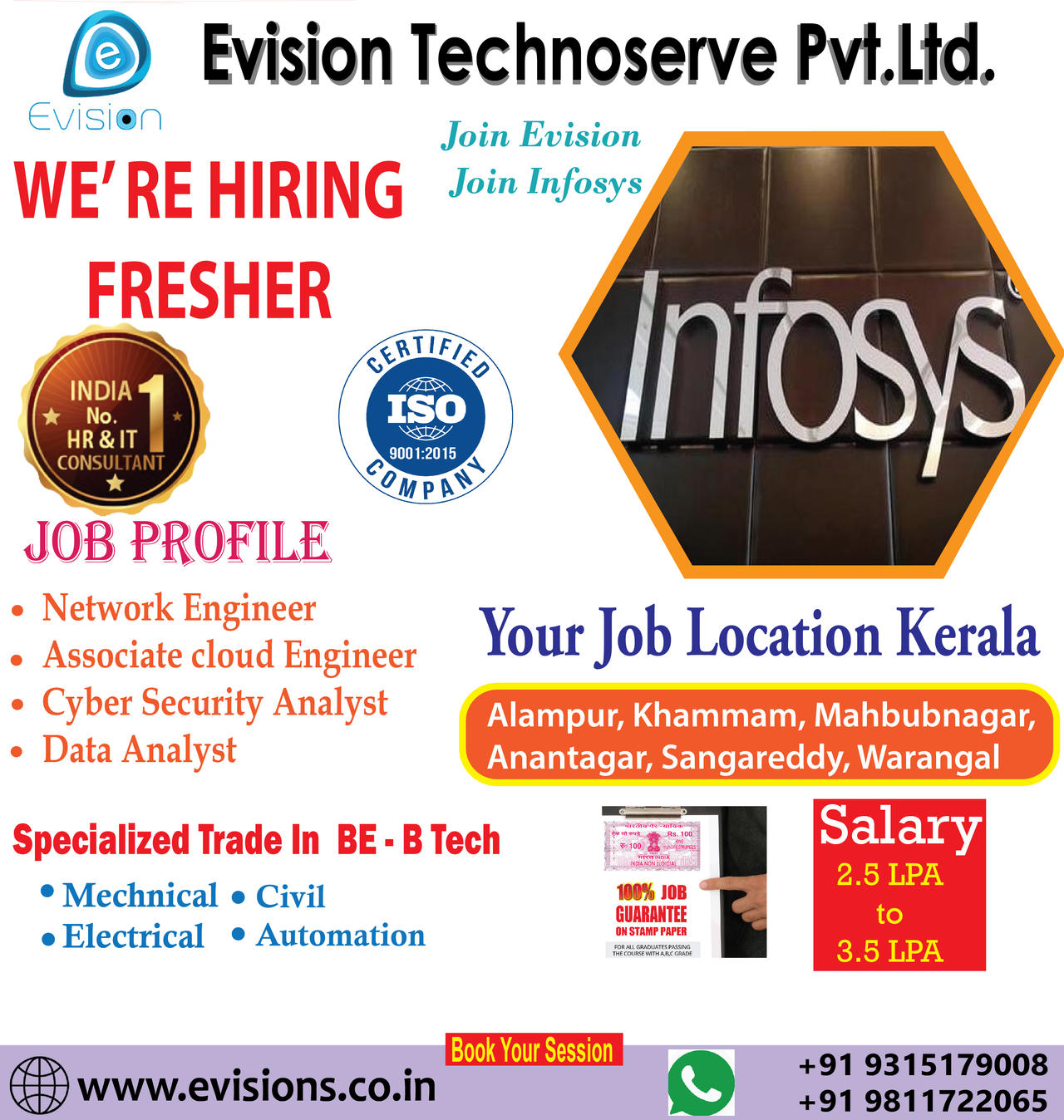 WE ARE HIRING FRESHERS by EvisionRohit on DeviantArt