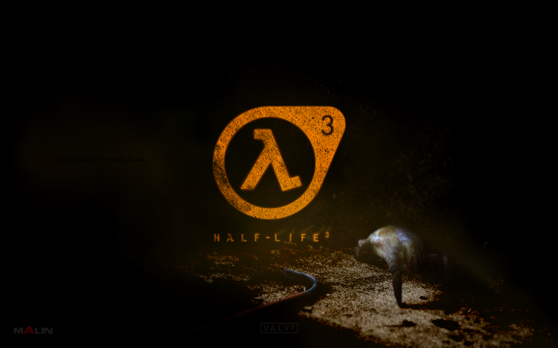 Half-Life 3 Logo with Headcrab 16:10 wallpaper by brett1990 on DeviantArt