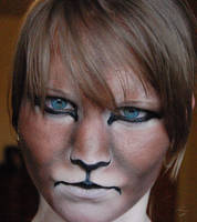 lion face makeup