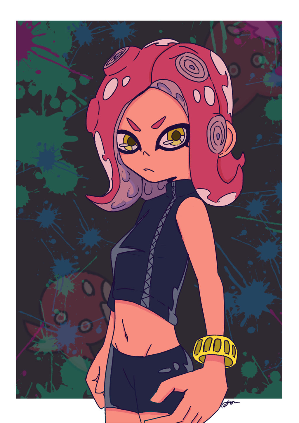 Octoling Club Octoling by belaaron17 on DeviantArt
