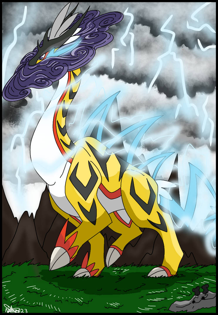 Pokemon Raging Bolt Animation Raging bolt fan art. by AmoraTano on DeviantArt