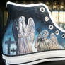 Dr Who Shoes - Weeping Angels