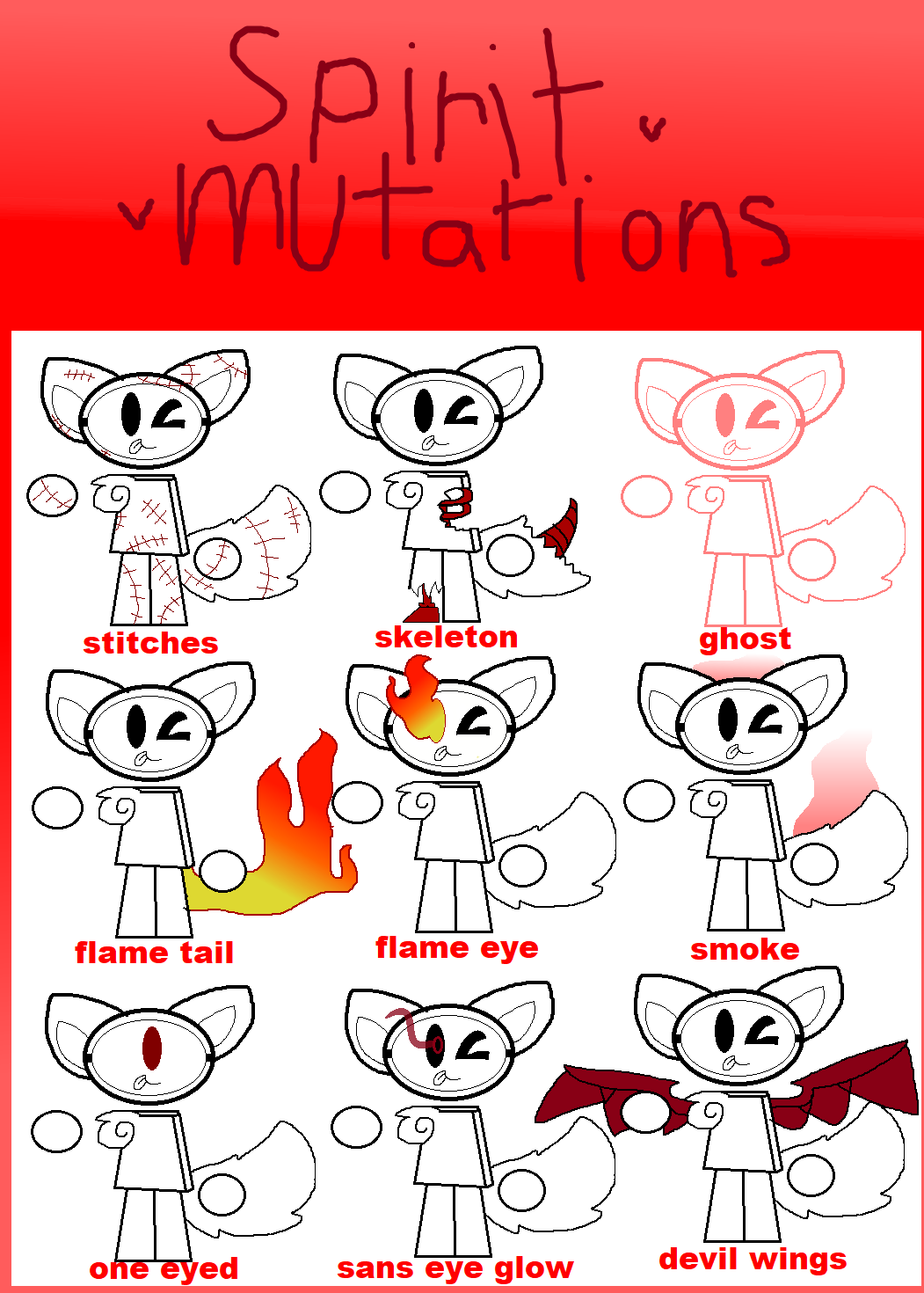 Maskimals Spirit Mutations by jizecoco1828 on DeviantArt