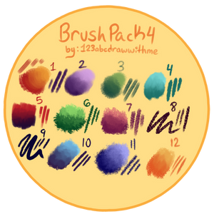 Brush Pack 4 | (Firealpaca/Medibang)