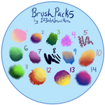 Brush Pack 5 | (Firealpaca/Medibang) by 123abcdrawwithme