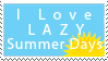 Lazy Days Stamp