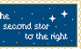 The Second Star Stamp