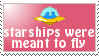 Starships stamp