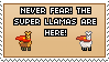 Super Llama Stamp