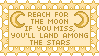 Reach for the Moon Stamp