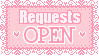 Requests Open Stamp by Mel-Rosey