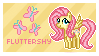 Fluttershy Stamp by Mel-Rosey