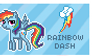 Rainbow Dash Stamp