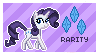 Rarity Stamp by Mel-Rosey