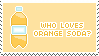 Orange Soda Stamp by Mel-Rosey