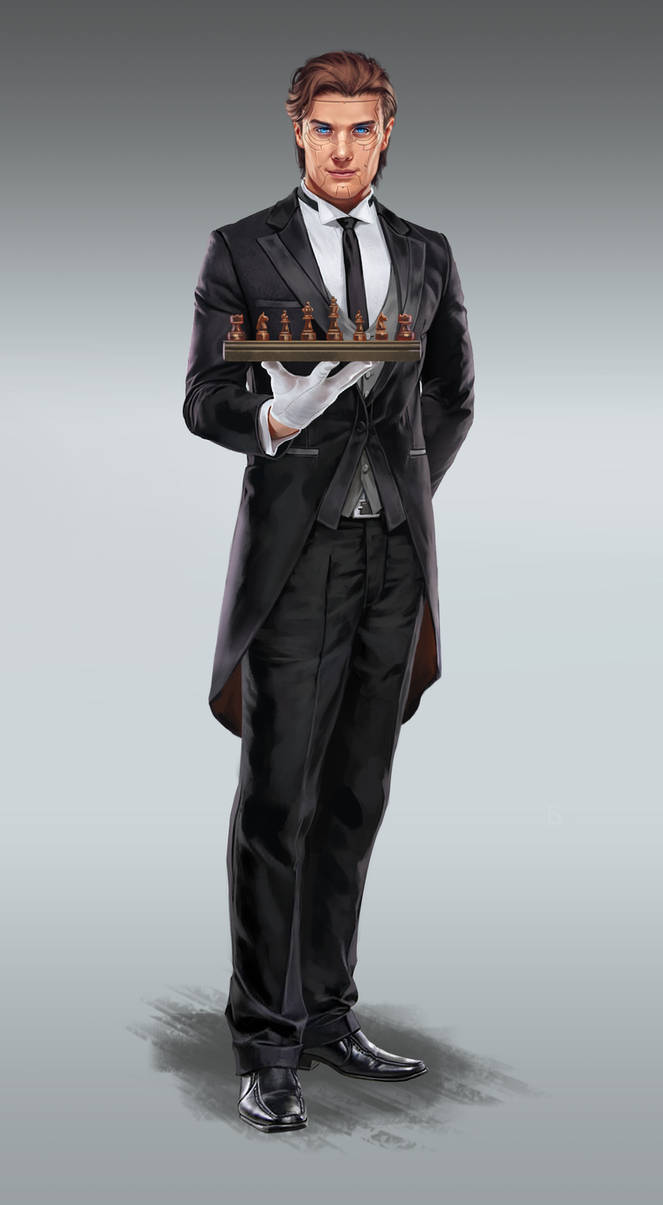 Butler want a game with you by macarious on DeviantArt