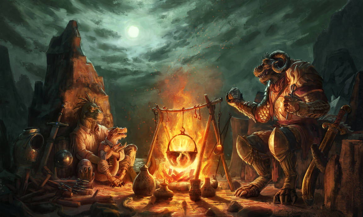 Campfire Dnd By Krasgar On DeviantArt Campfire dnd by krasgar on deviantart