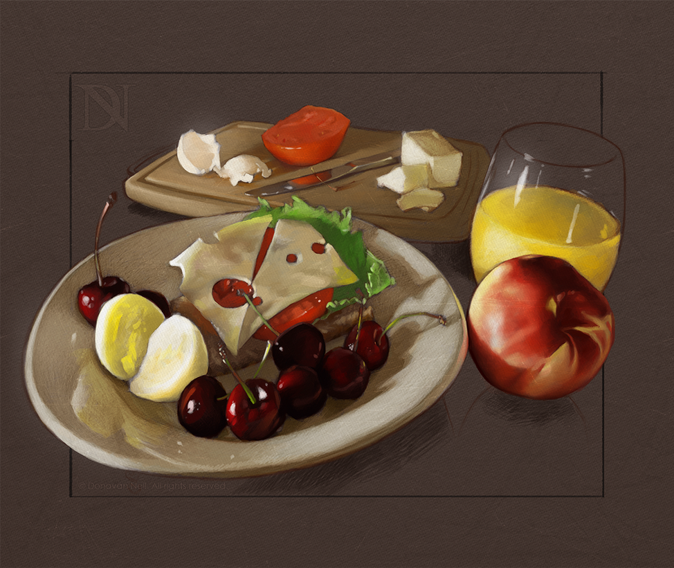 Still Life/Study of Food by donavanneil