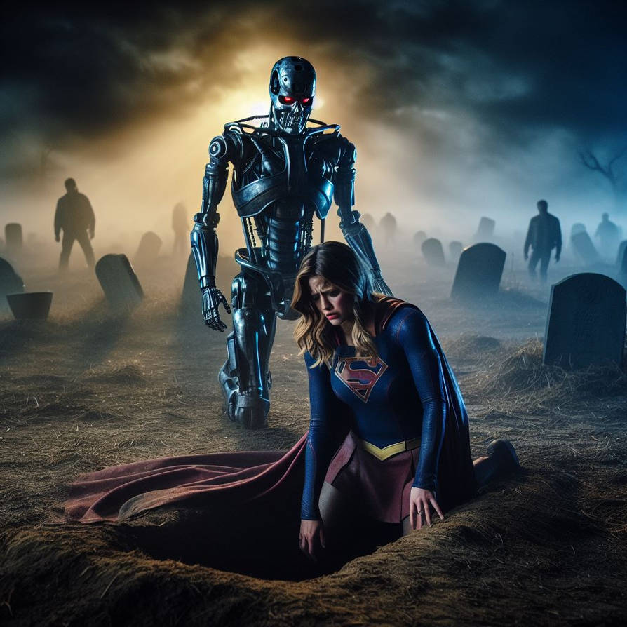 Peril Defeated Supergirl defeated by Terminator by Writer-40 on DeviantArt