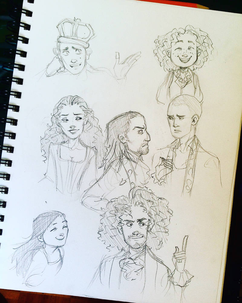 Hamilton Sketches 2 by RainyGravie on DeviantArt