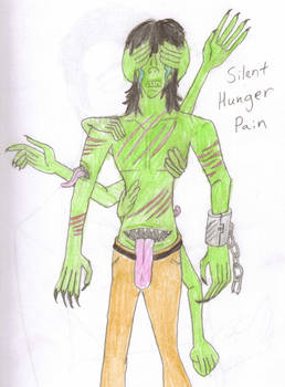 Silent hunger pain (demon sketch)