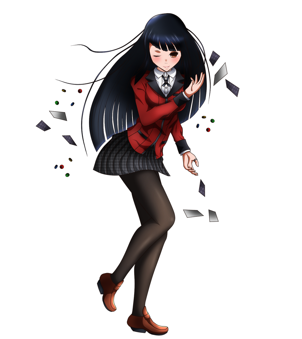 Yumeko Jabami Non Bg Ver By Jot202 On Deviantart