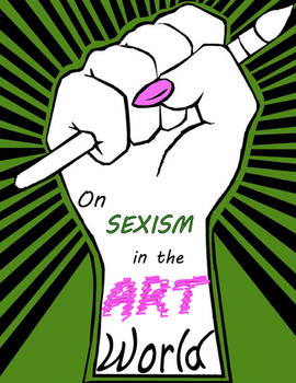 Sexism in the Art World  - Magazine cover