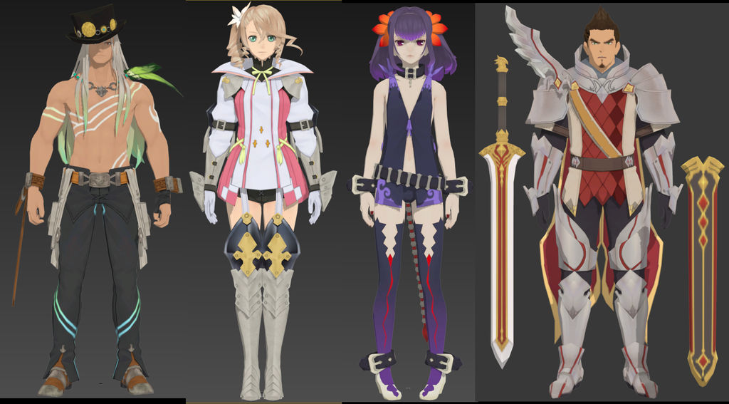 Tales of Zestiria Chars (Pack 3) by DSX8 on DeviantArt