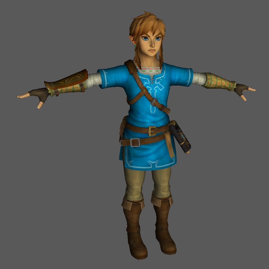 photo Botw Link Character Model hyrule warriors definitive edition