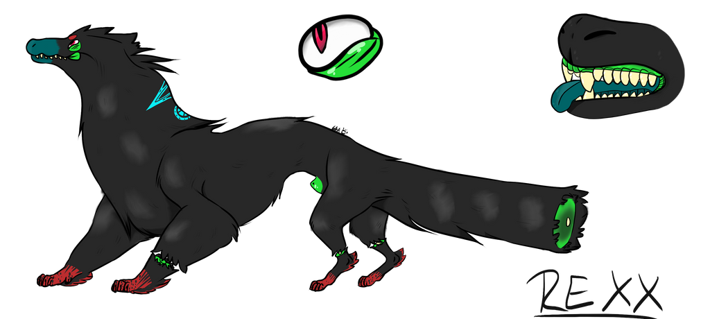Rexpluna Deviantart Rexx by GraphicBlueArtist on DeviantArt