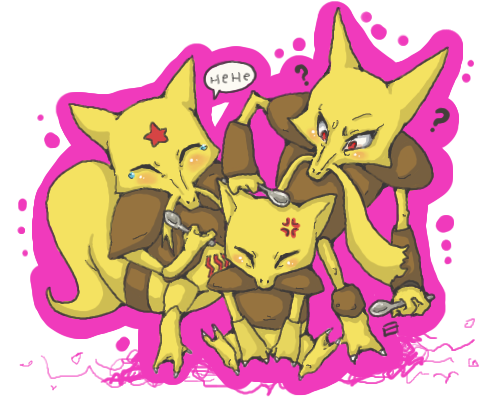 The Black Box — Abra/Kadabra/Alakazam Headcanons