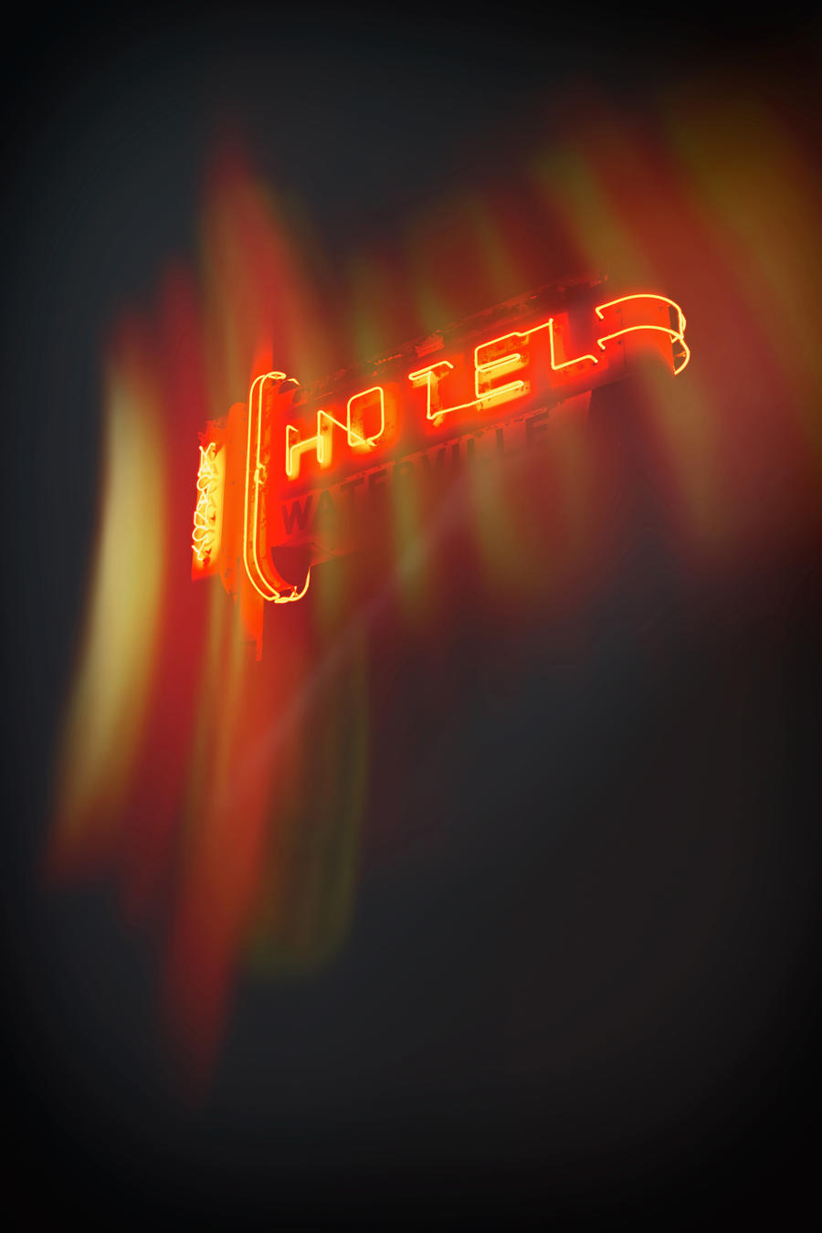 Hotel Red Neon Sign