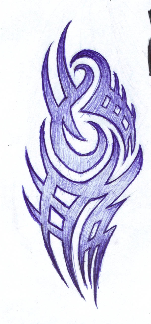Purple Tribal Tattoo 1311x610 tribal tattoo design by akadrowzy on DeviantArt