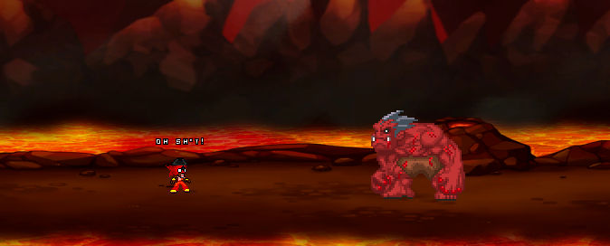 Fire Gage vs Troll zombie