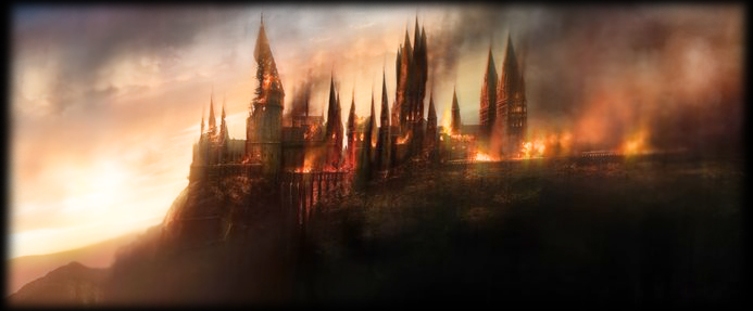 Hogwarts is burning