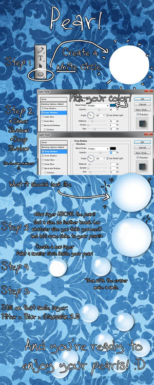 How to make Pearls Photoshop