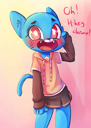 Gumball Cross Dressing