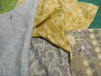 WIP MLP:FIM charity quilt block fabrics
